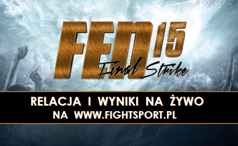 FEN 15 Final Strike poster, plakat