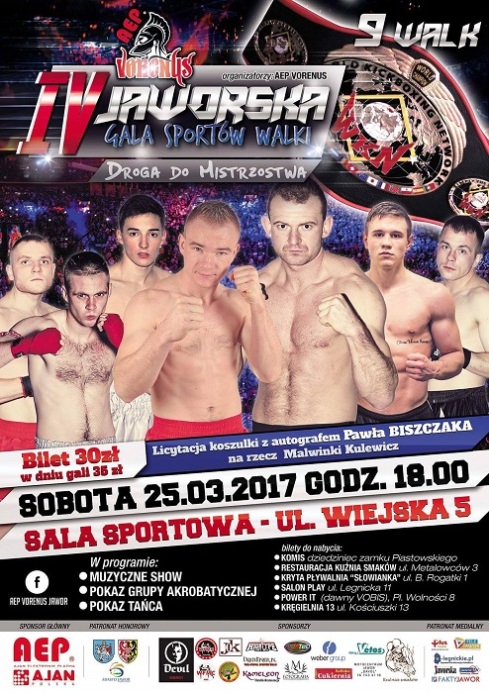 IV Jaworska Gala Sportów Walki