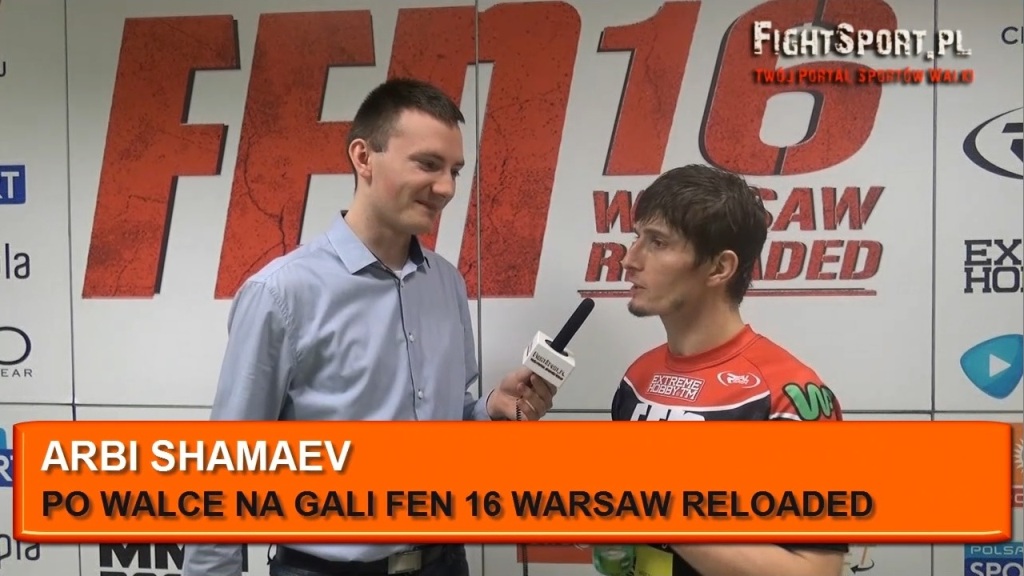 Arbi Shamaev na FEN 16