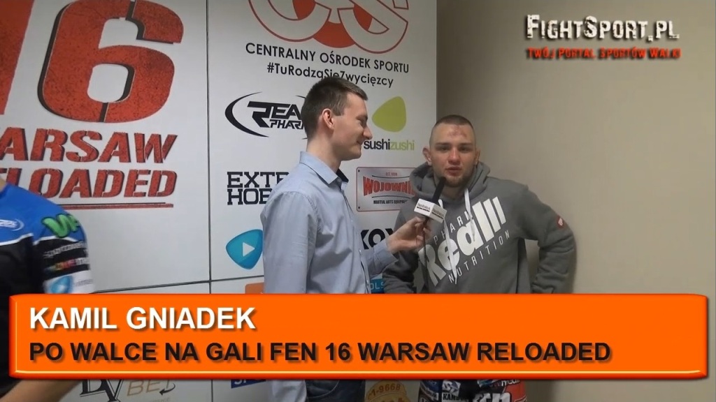 Kamil Gniadek na FEN 16