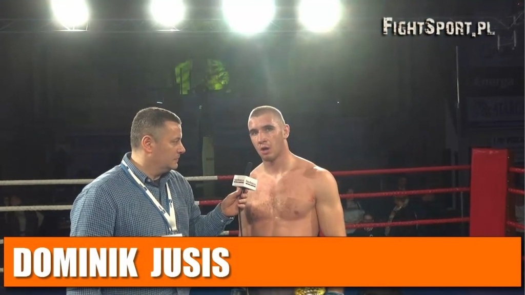 Dominik Jusis na V Gali Sportów Walki SPARTA
