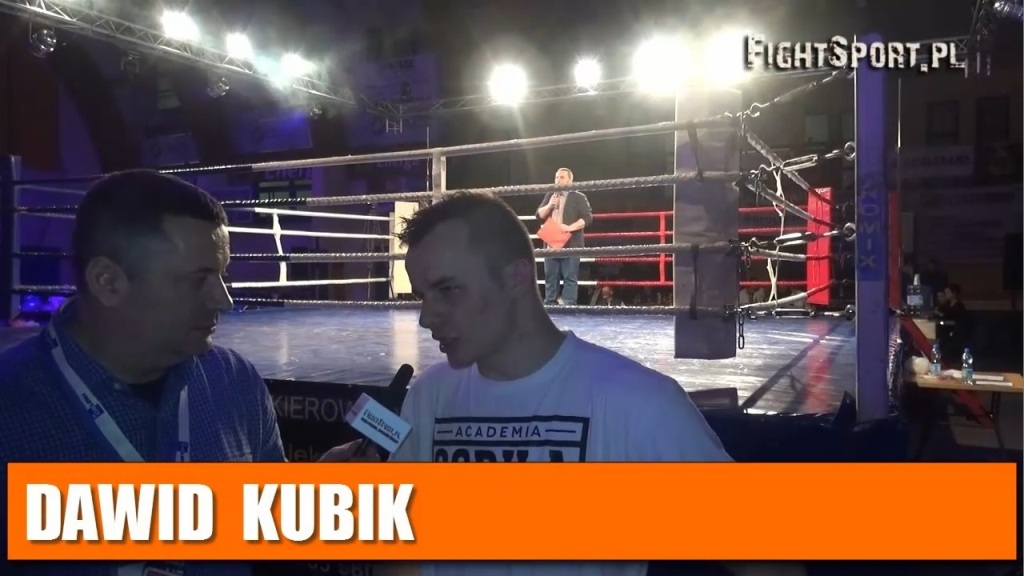 Dawid Kubik na V Gali Sportów Walki SPARTA