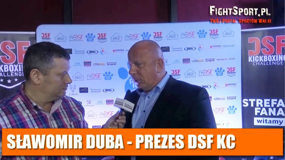 Sławomir Duba - Prezes DSF Kickboxing Challenge