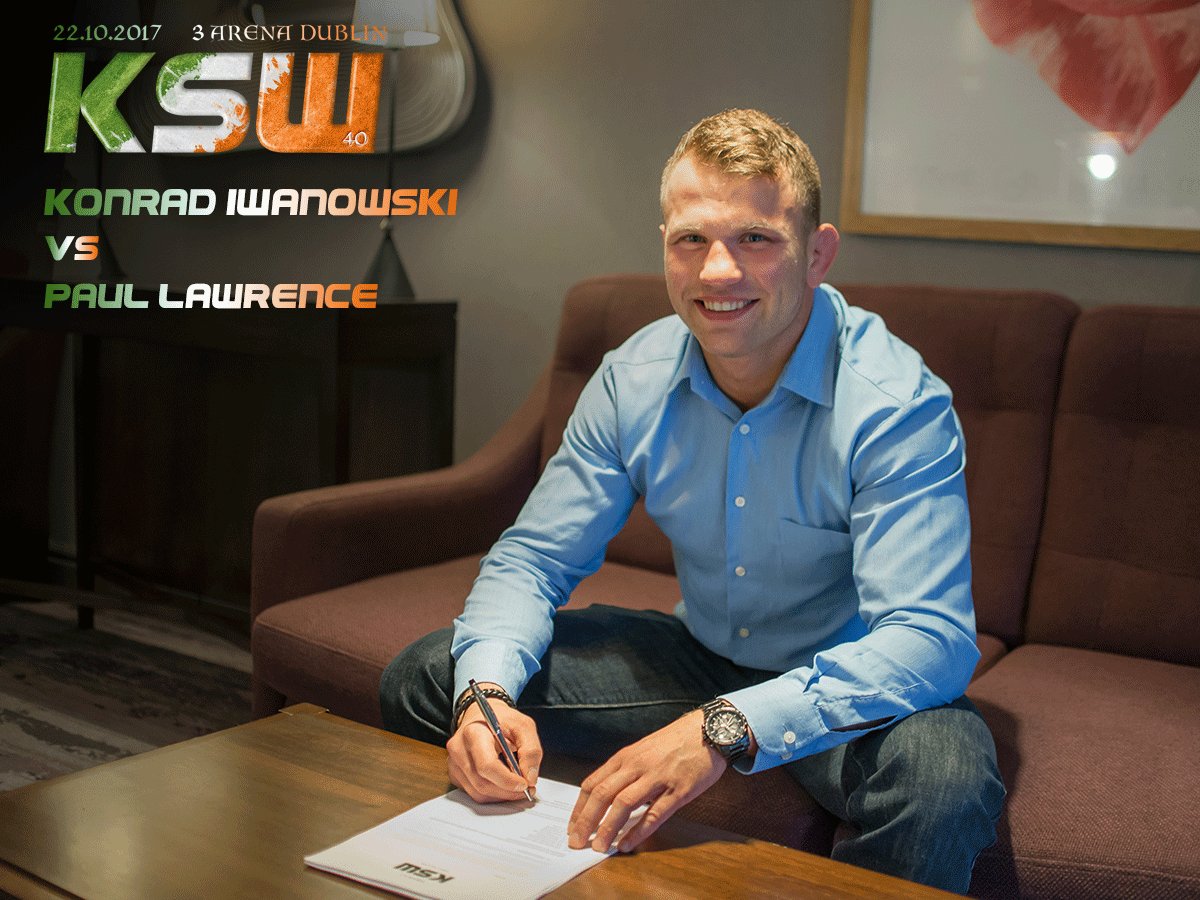 [fot. KSW Twitter] Konrad Iwanowski