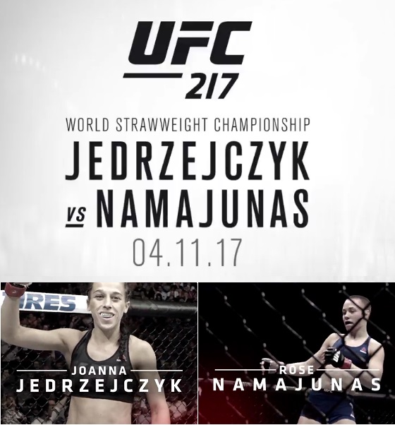 UFC 217 Jędrzejczyk vs Namajunas