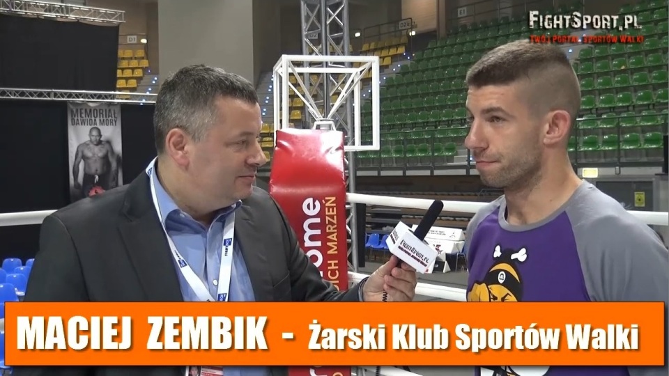 Maciej Zembik po MFC 12