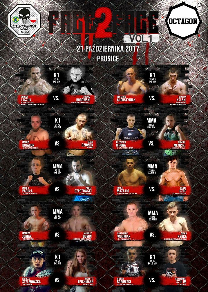 Octagon Face 2 Face vol. 1 - karta walk  Octagon Face 2 Face vol. 1 - karta walk