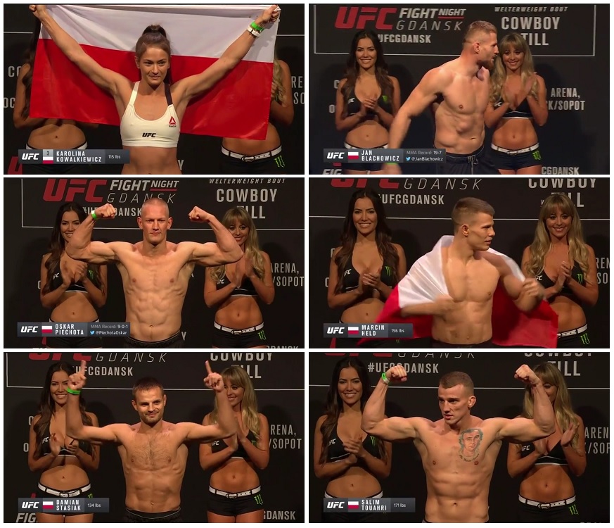 UFC Gdańsk - ważenie zawodników