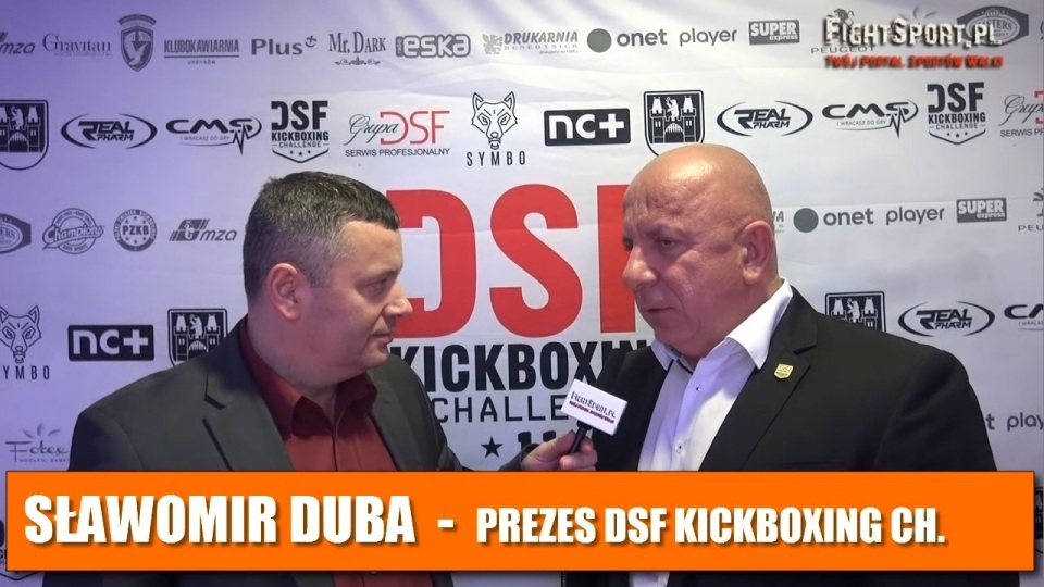 Sławomir Duba - Prezes DSF Kickboxing Challenge