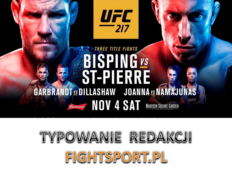 UFC 217 typowanie