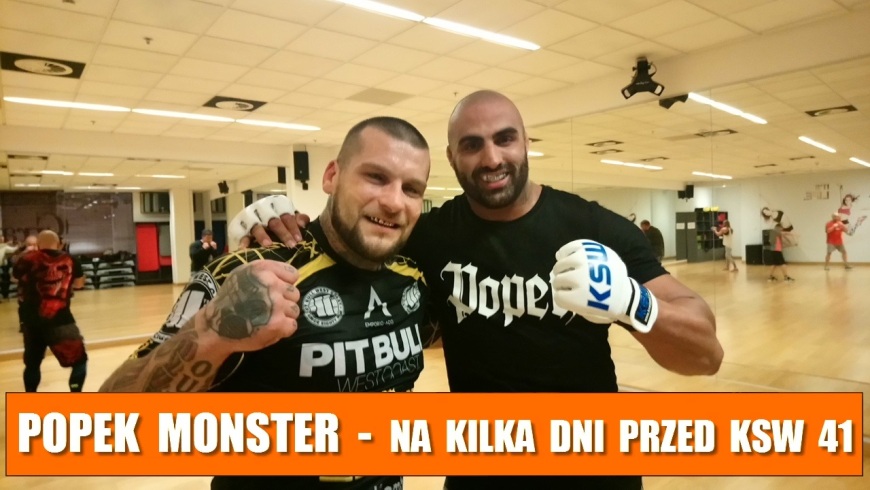 Popek Monster przed KSW 41