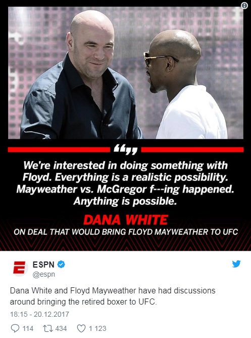 Floyd vs Dana White