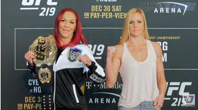 UFC 219 Cyborg vs Holm