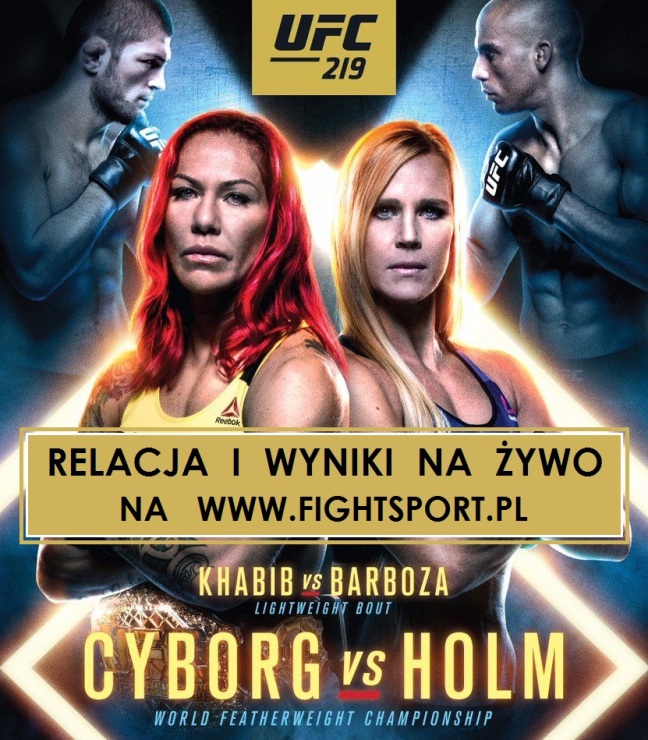 UFC 219 wynik live