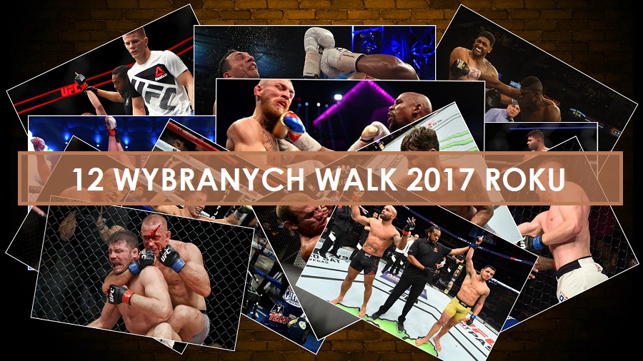 12 wybranych walk w MMA i Boksie z 2017 roku!
