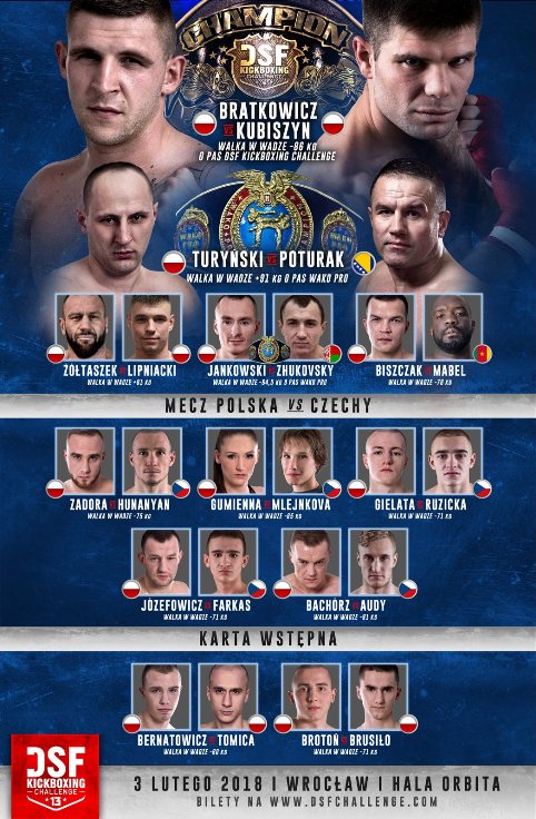 DSF Kickboxing Challenge 13 Wrocław  DSF Kickboxing Challenge 13 Wrocław