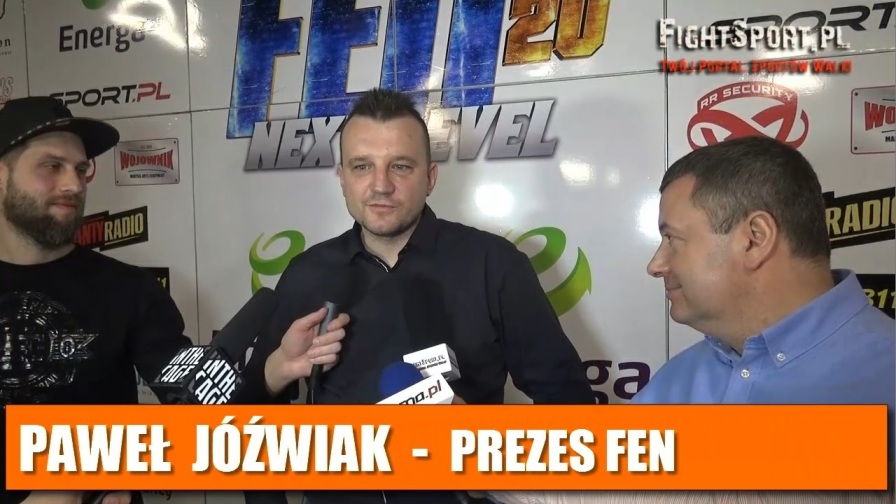 Paweł Jóźwiak przed FEN 20