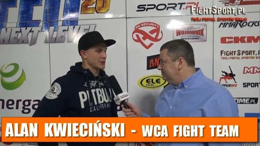 Alan Kwieciński przed FEN 20