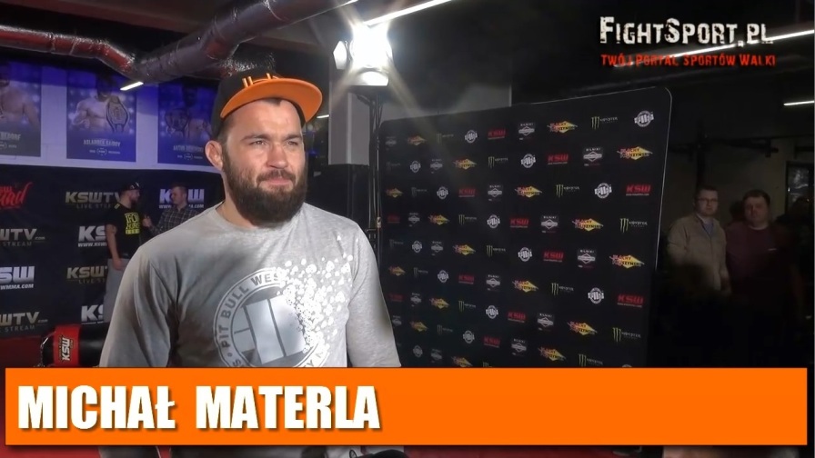 Michał Materla przed KSW 42