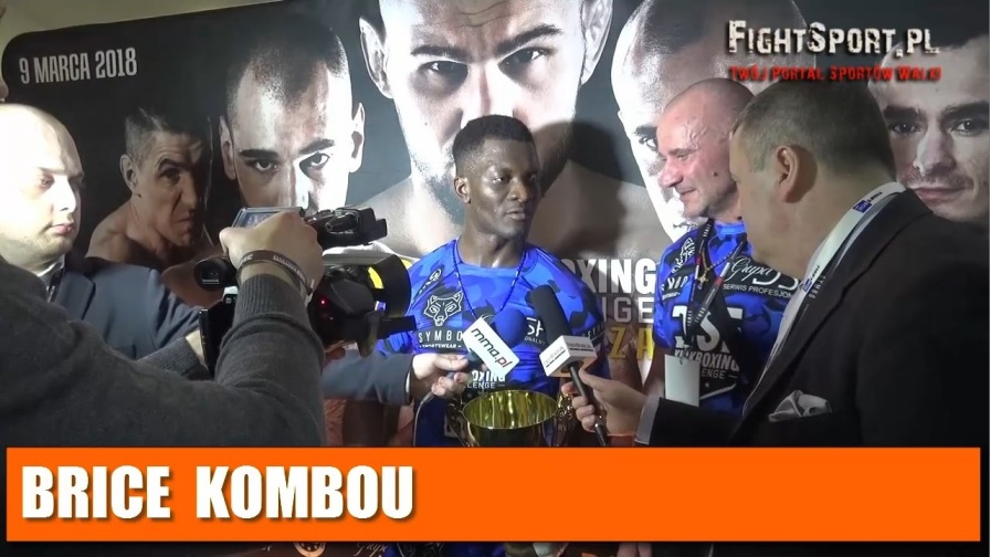 Brice Kombou po DSF Kickboxing Challenge ''Twierdza''