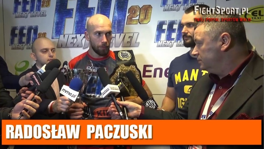 Radosław Paczuski po FEN 20 Next Level