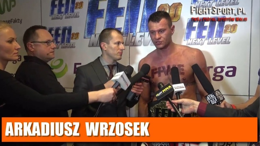 Arkadiusz Wrzosek po FEN 20