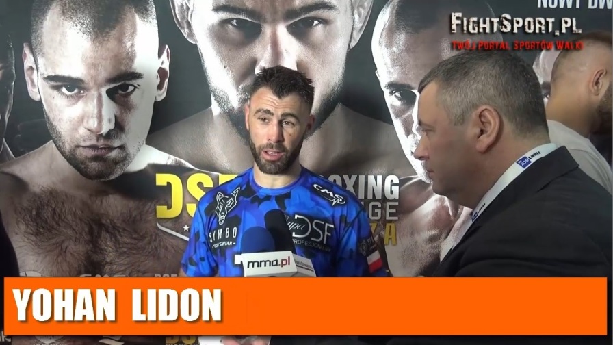 Yohan Lidon po DSF Kickboxing Challenge ''Twierdza''