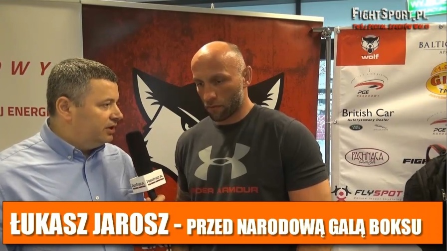 Łukasz Jarosz przed Narodową Galą Boksu