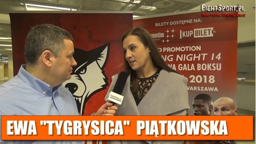 Ewa Piątkowska przed Narodową Galą Boksu
