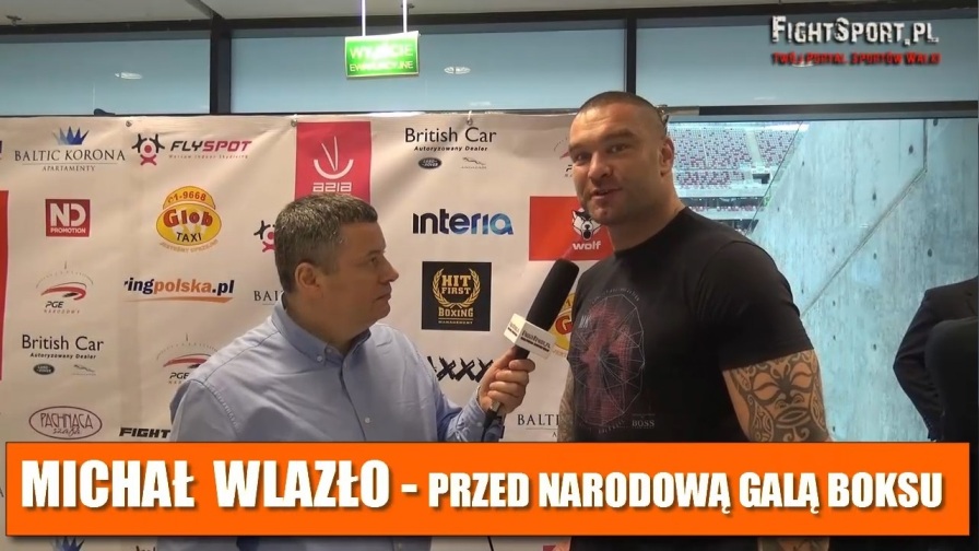 Michał Wlazło przed Narodową Galą Boksu