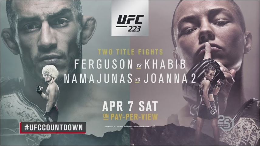 UFC Countdown 223 Jedrzejczk vs Namajunas