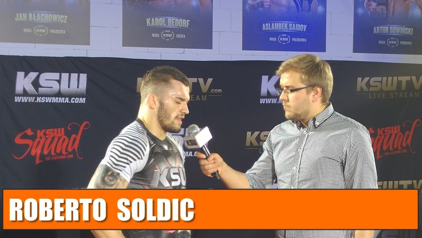Roberto Soldic przed KSW 43