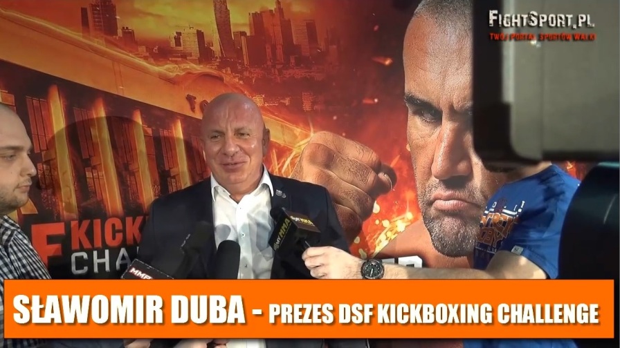 Sławomir Duba przed DSF 14