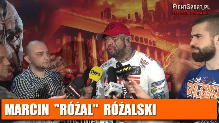 Marcin Różalski przed DSF 14