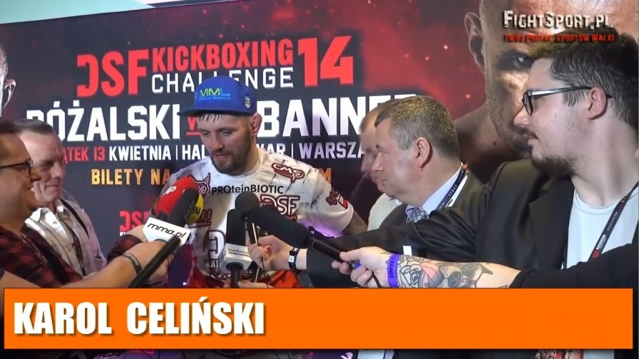 Karol Celiński po walce na DSF Kickboxing Challenge 14