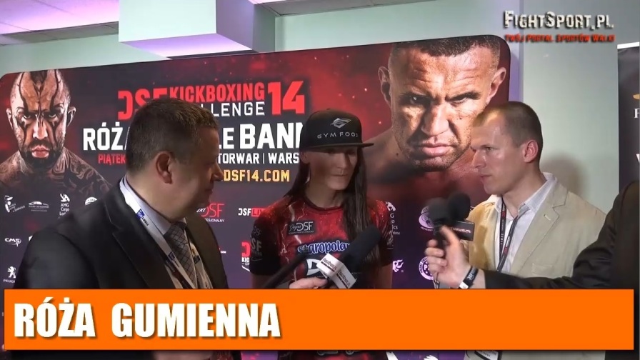 Róża Gumienna po walce na DSF Kickboxing Challenge 14