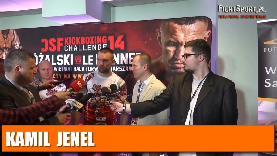 Kamil Jenel po walce na DSF Kickboxing Challenge 14