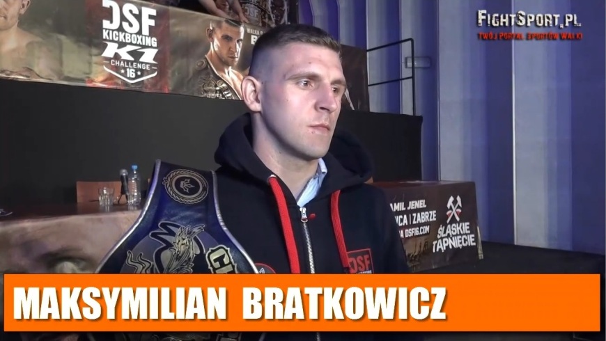 Maksymlimian Bratkowicz przed walka na DSF 16