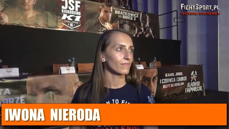 Iwona Nieroda przed walką na DSF 16