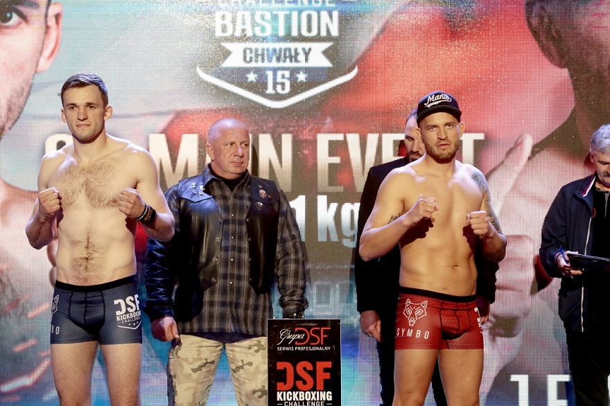 DSF 15 wyniki ważenia zawodników