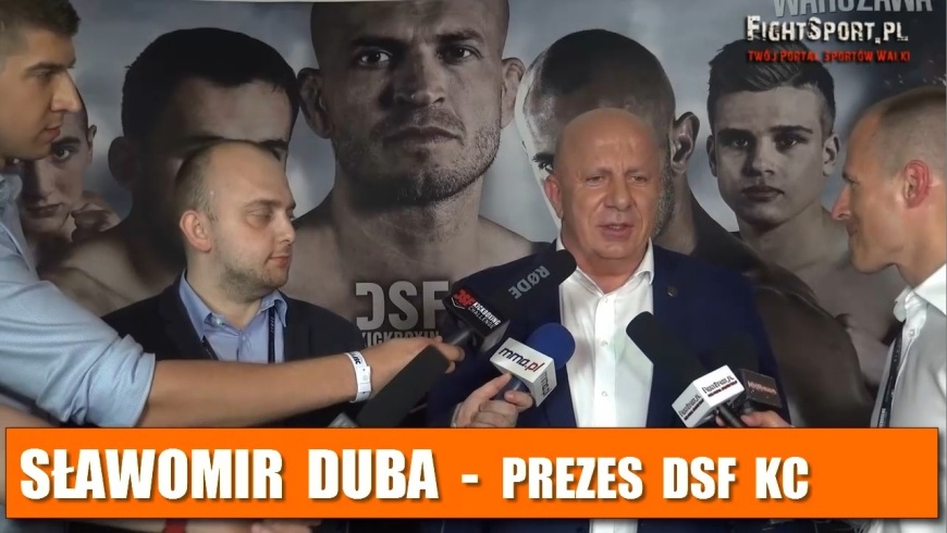 Sławomir Duba po gali DSF 15