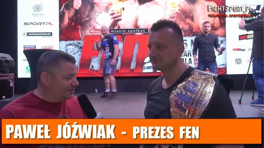 Paweł Jóźwiak przed FEN 21