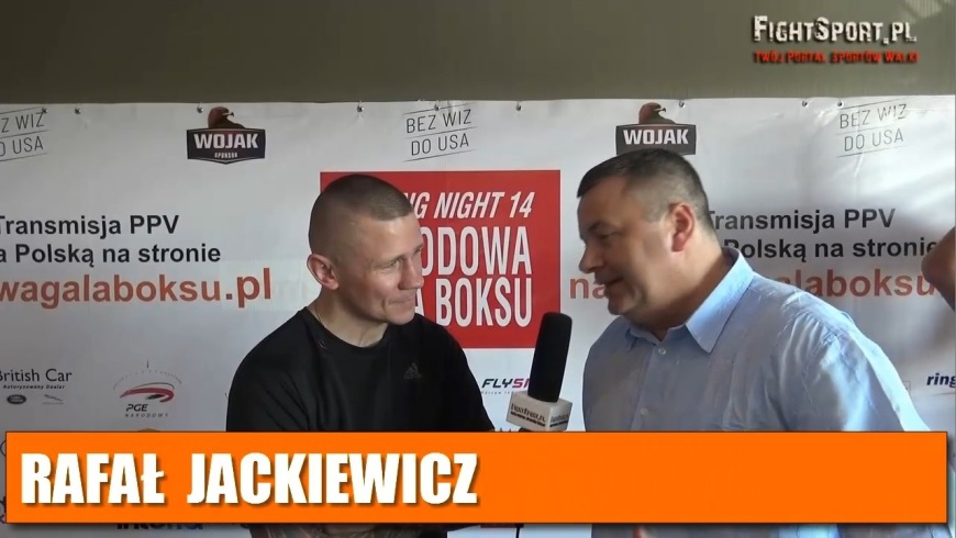 Rafał Jackiewicz przed Narodową Galą Boksu