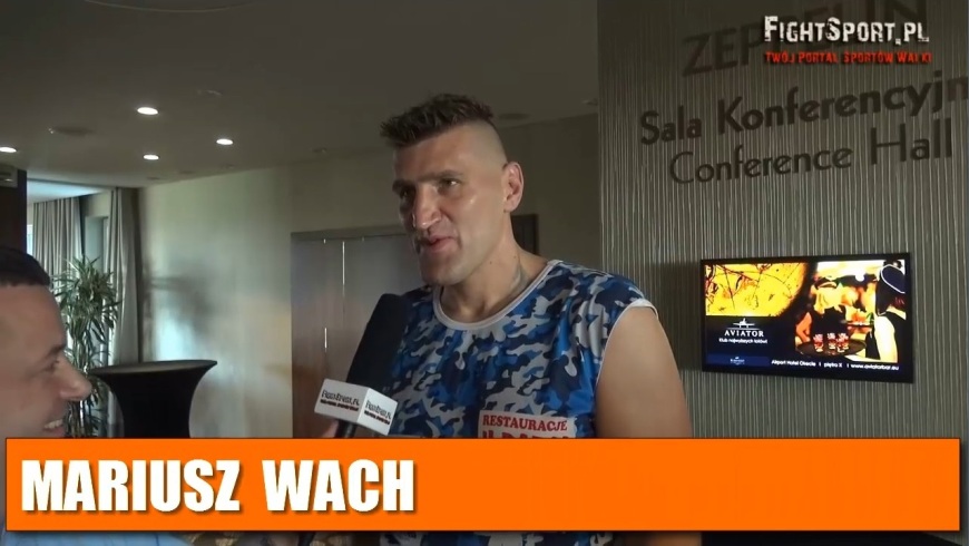 Mariusz Wach przed Narodową Galą Boksu