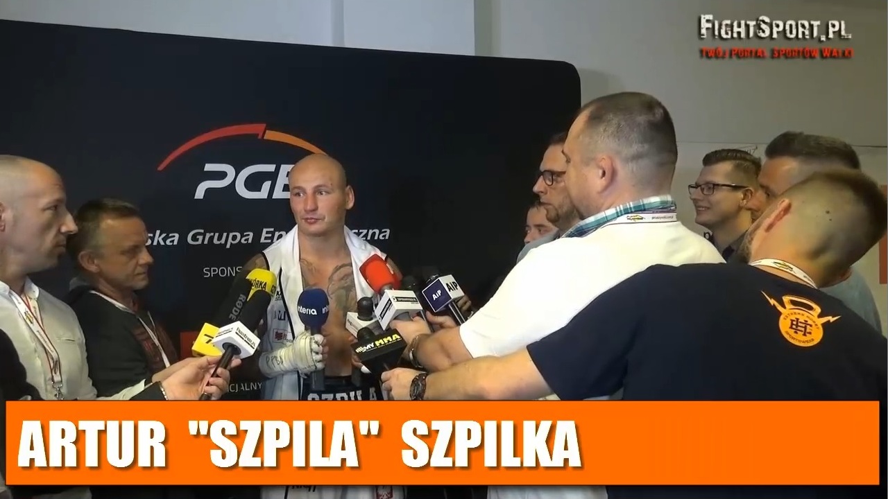 Artur Szpilka po walce na Narodowej Gali Boksu