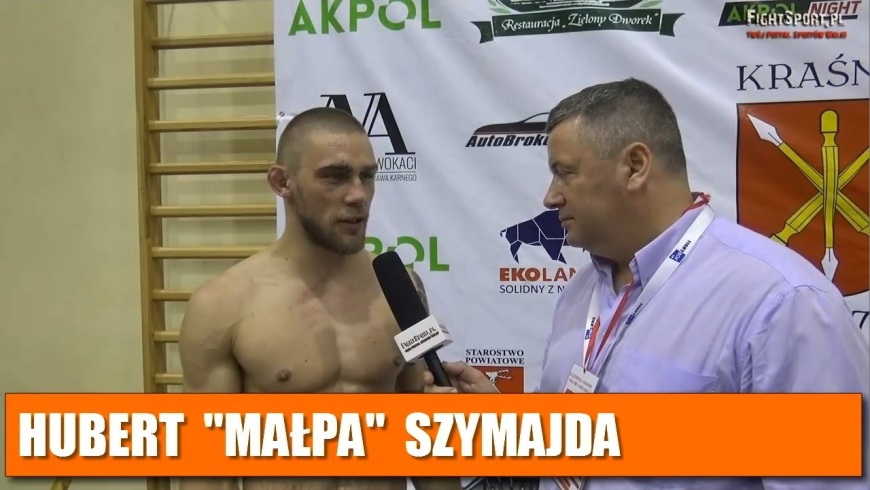 Hubert Szymajda po TFL 14