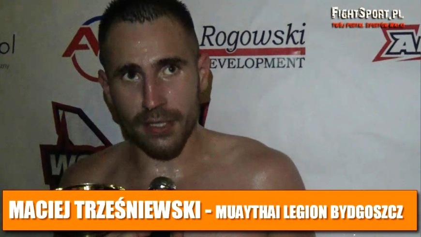 Maciej Trześniewski po gali Wschodni Front 1