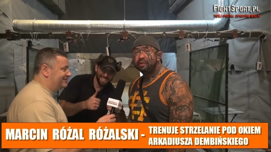 Różal trenuje strzelanie