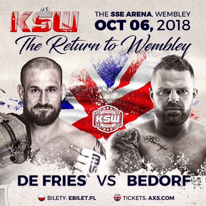 KSW 45 Bedorf vs de Fries