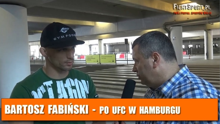Bartosz Fabiński po UFC Fight Night 134